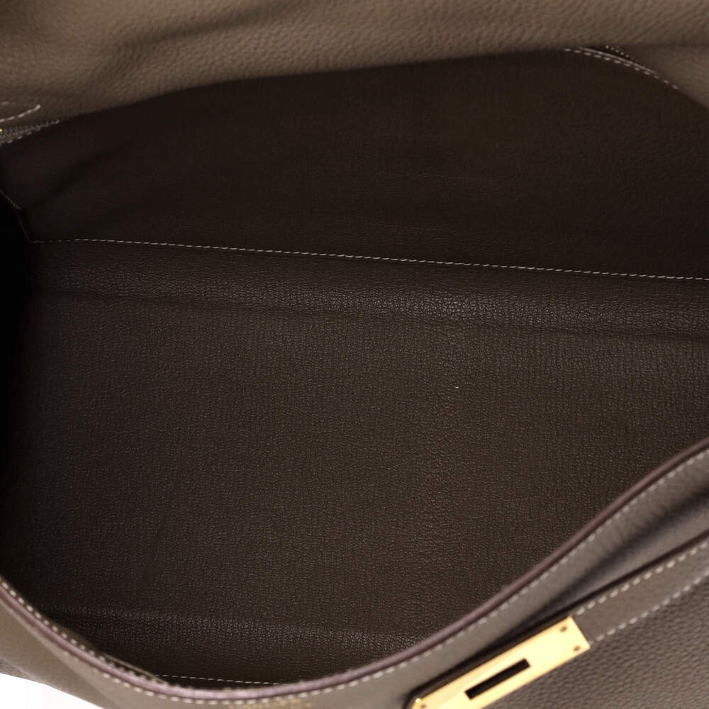Hermes Kelly 35 Grey Togo with Gold Hardware - Picture 6 of 8